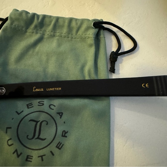 VINTAGE FRENCH BLACK FRAME SUNGLASSES - Picture 7 of 10